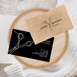 美容師モダンミニマルシンプルサミ 名刺