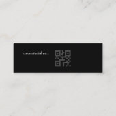 美容師モダンミニマル スキニー名刺 (裏面)