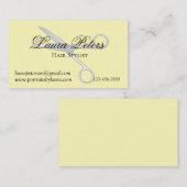 美容師モダン鋏 名刺 (正面/裏面)