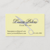 美容師モダン鋏 名刺 (正面)