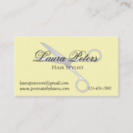 美容師モダン鋏 名刺