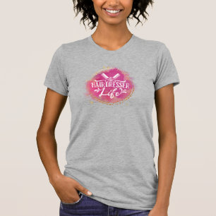 美容師ライフビューティシャン美容師サロン Tシャツ