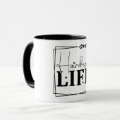 美容師ライフミニマリスト美容師 マグカップ (正面左)