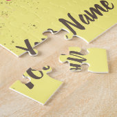 美容師レオパードのヘアスタイリスト ジグソーパズル (側面)