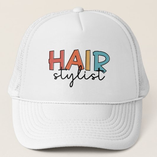 美容師レトロ美容師ギフト キャップ (正面)