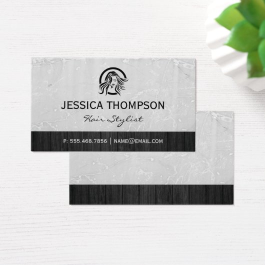 美容師ロゴ |モダンスタイル (デスク)