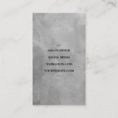 美容師ロゴ 名刺 (裏面)