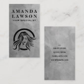 美容師ロゴ 名刺 (正面/裏面)