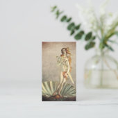 美容師ヴィンテージビーナス&金ゴールドシザーサロン 名刺 (スタンド正面)