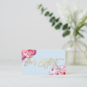 美容師ヴィンテージフローラアポイントメント 予約カード (スタンド正面)