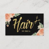 美容師ヴィンテージフローラサロンアポイントメント 予約カード (正面)