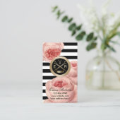 美容師ヴィンテージフローラ贈与証明書 割引カード (スタンド正面)