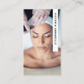 美容師写真QRコード名刺 名刺 (正面)