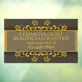 美容師募集！サロンオーナー必見  ウィンドウサイン (シート3)