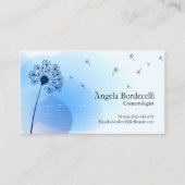美容師名刺おとなしいタンポポ 名刺 (正面)