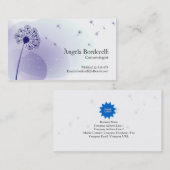 美容師名刺おとなしいタンポポ 名刺 (正面/裏面)