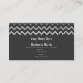 美容師名刺-ひびの入ったグレーグラデーション 名刺 (裏面)