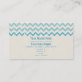 美容師名刺-割れた青グラデーション 名刺 (裏面)