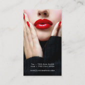 美容師名刺 名刺 (裏面)