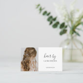 美容師名刺 名刺 (スタンド正面)