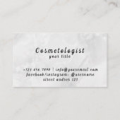 美容師名刺 名刺 (裏面)