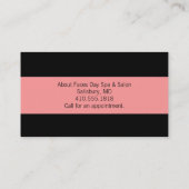 美容師名刺 名刺 (裏面)