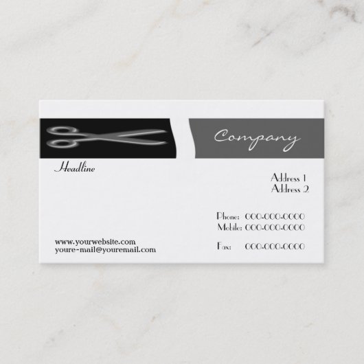 美容師名刺 名刺 (正面)