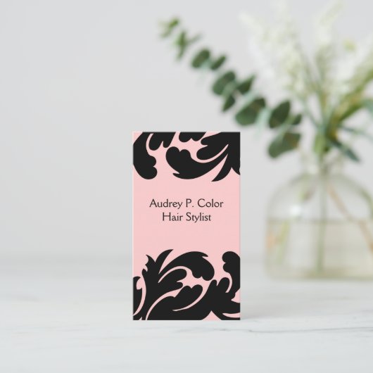 美容師名刺 名刺 (スタンド正面)