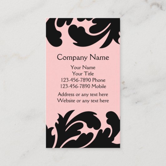 美容師名刺 名刺 (裏面)