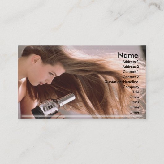 美容師名刺 名刺 (正面)