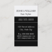 美容師名刺 名刺 (裏面)