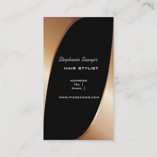 美容師名刺 名刺 (裏面)