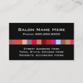 美容師名刺 名刺 (裏面)