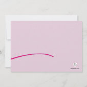 美容師専門学校卒業招待状 招待状 (裏面)