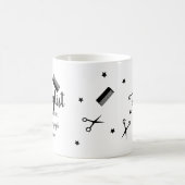 美容師引用文おもしろい美容師スターズカッコいい コーヒーマグカップ (中央)