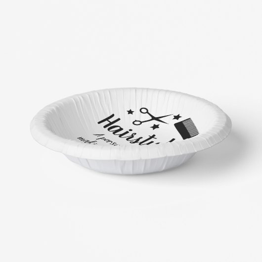 美容師引用文おもしろい美容師スターズパーティー ペーパーボウル (傾斜あり)