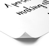 美容師引用文おもしろい美容師スター ポスター (角)