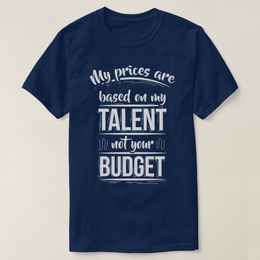 美容師引用文3 Tシャツ (デザイン正面)