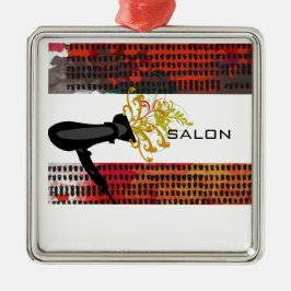 美容師抽象芸術吹の花乾燥機 メタルオーナメント