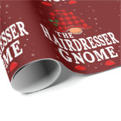 美容師格言マッチングファミリーグループクリスマス ラッピングペーパー (ロールコーナー)