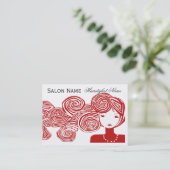 美容師波ヘアファンタジー 予約カード (スタンド正面)