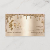 美容師滴下金ゴールド毛伸張 名刺 (裏面)