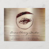 美容師爪、 ネイルスタイリスト価格表バラ チラシ (正面)