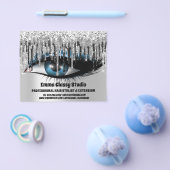 美容師爪、 ネイルラッシュシルバーVIPブラックドリップ チラシ (シングル)