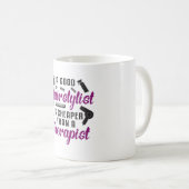 美容師理容師はさみセラピーギフトアイディア コーヒーマグカップ (正面右)