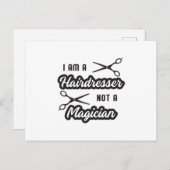 美容師理容師はさみ美容師ギフトアイディア ポストカード (正面/裏面)