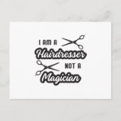 美容師理容師はさみ美容師ギフトアイディア ポストカード (正面)