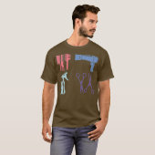 美容師理容師ギフトヘアサロン機器 Tシャツ (正面フル)
