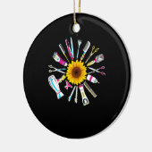 美容師理容師ツールフローラ セラミックオーナメント (左)