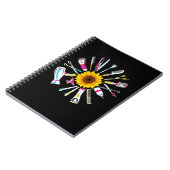 美容師理容師ツールフローラ ノートブック (左側)